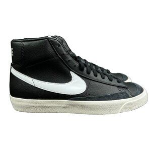 Nike Blazer Mid '77 Vintage Black White Sail Shoes BQ6806-002 Men's Size 10.5